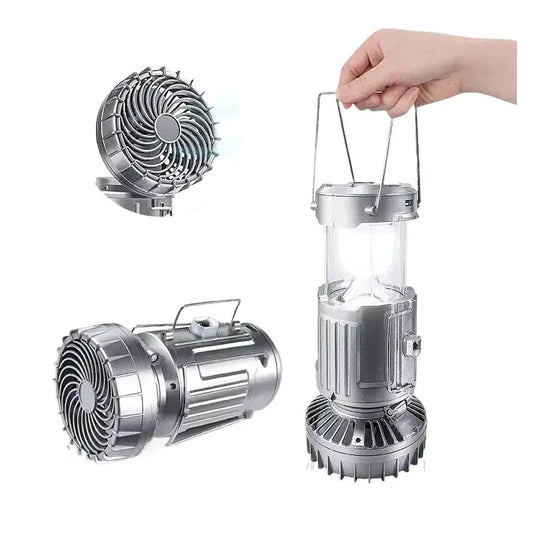 SolarCamp LED Lantern with Fan