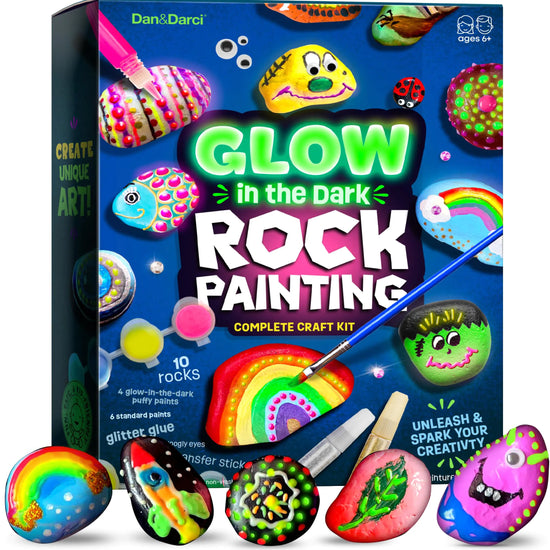 Glowing Rock Art Kit for Kids - Creative Easter Gift